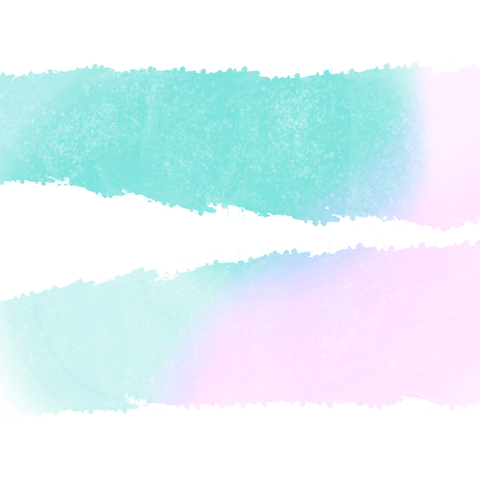 A Stunning Green Pink Blue Gradient Brush Stroke With Rugged Hand Drawn Grunge Textures png