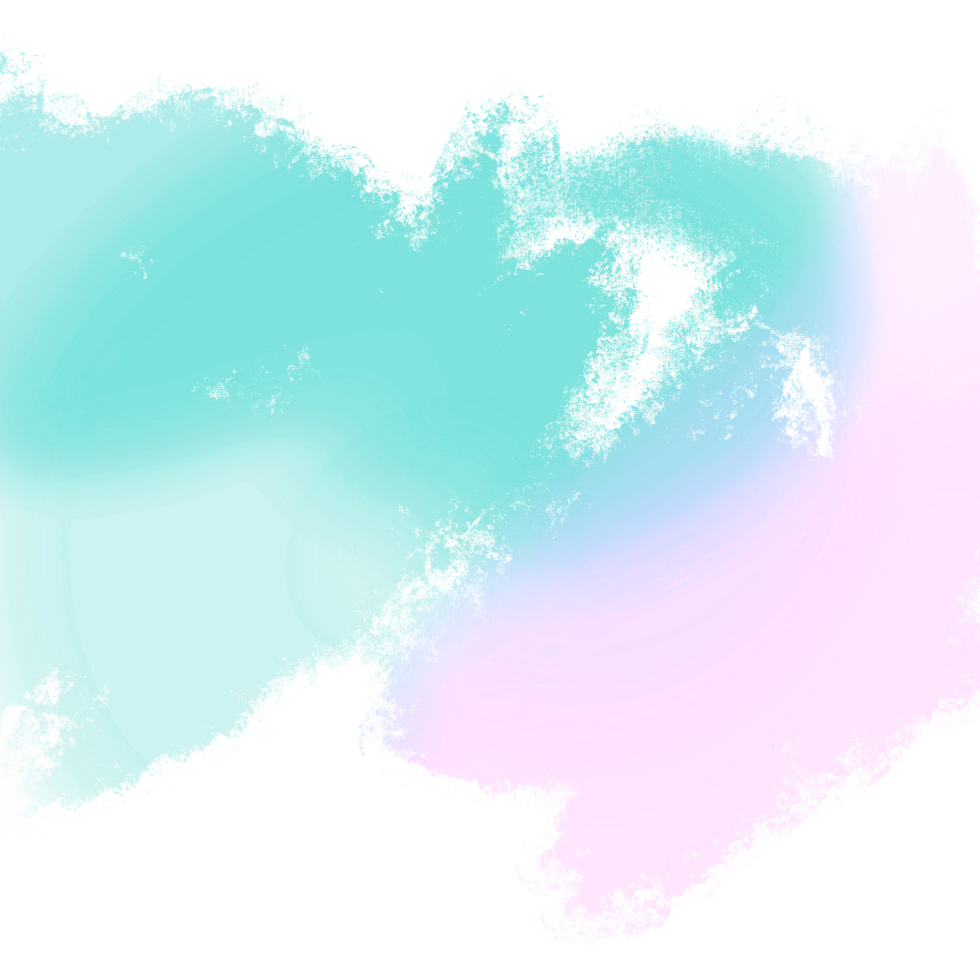 A Beautiful Green Pink Blue Gradient Brush Stroke With Textured Hand Drawn Grunge Marks png