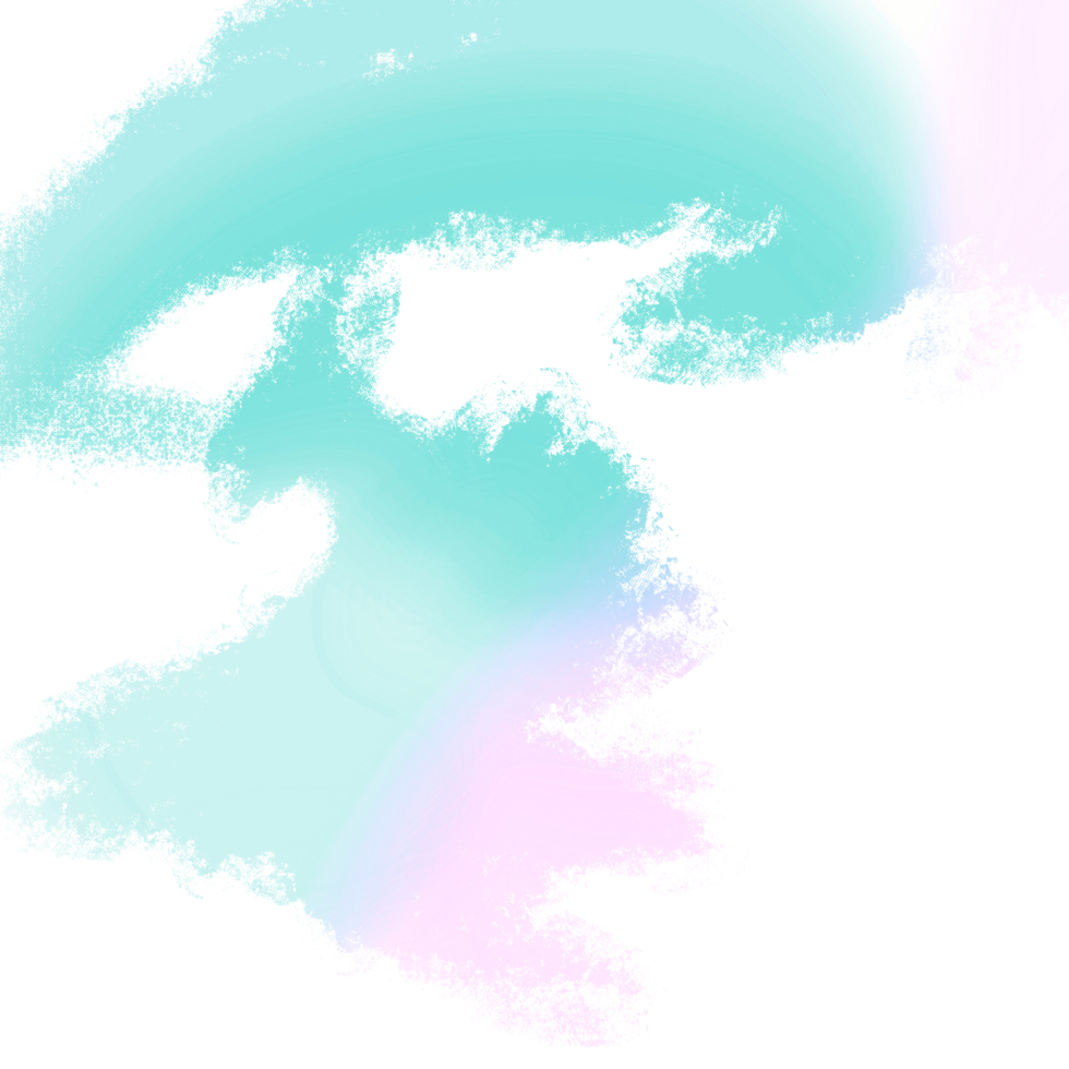 A Raw Green Pink Blue Gradient Stroke Blending Into Hand Drawn Grunge Inspired Textures png