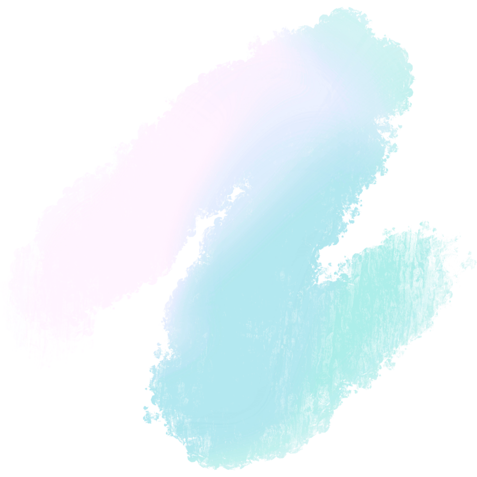 Green Pink Blue Gradient Brush Strokes Blending Into Rough Hand Drawn Grunge Textures png