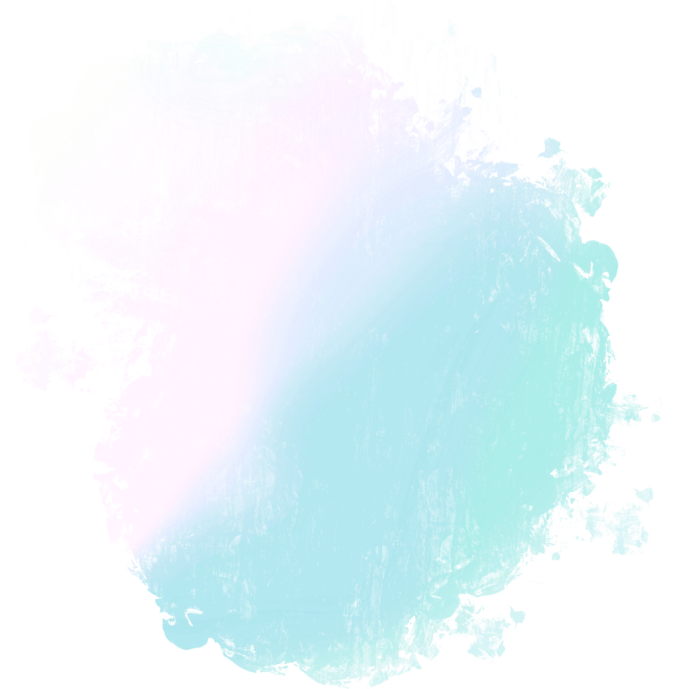 Beautiful Green Pink Blue Gradient Brush Strokes Blending Into Bold Raw Grunge Marks png