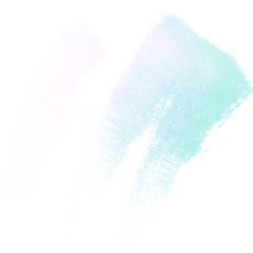 Hand Drawn Green Pink Blue Gradient Brush Strokes With Bold Raw Grunge Inspired Textures png