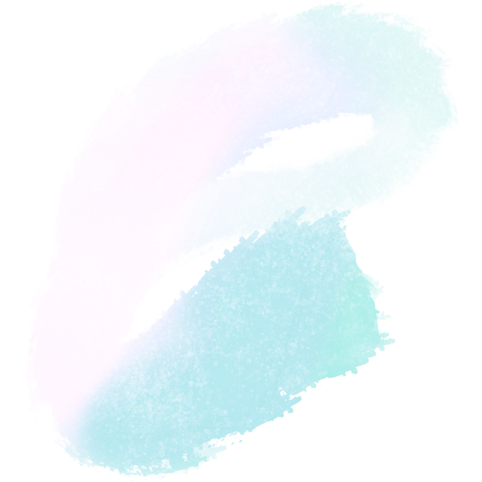 Soft Green Pink To Blue Gradient Strokes Merging Into Rough Textured Grunge Marks png