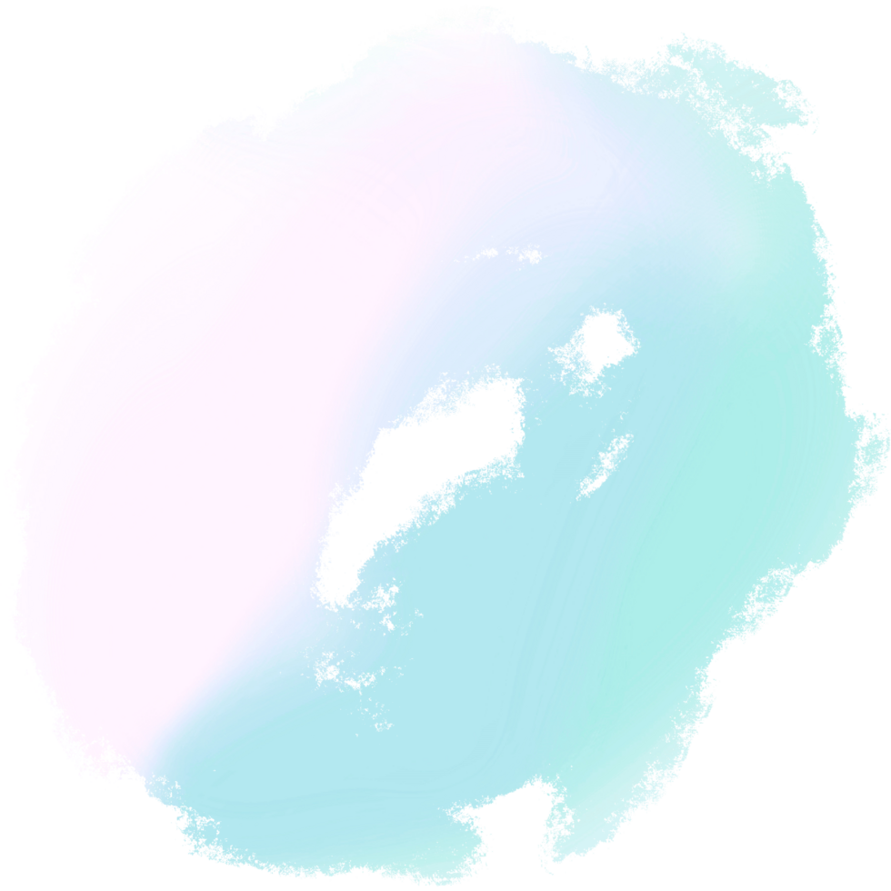 A Beautiful Green Pink Blue Gradient Brush Stroke With Hand Drawn Grunge Textures And Rugged Edges png