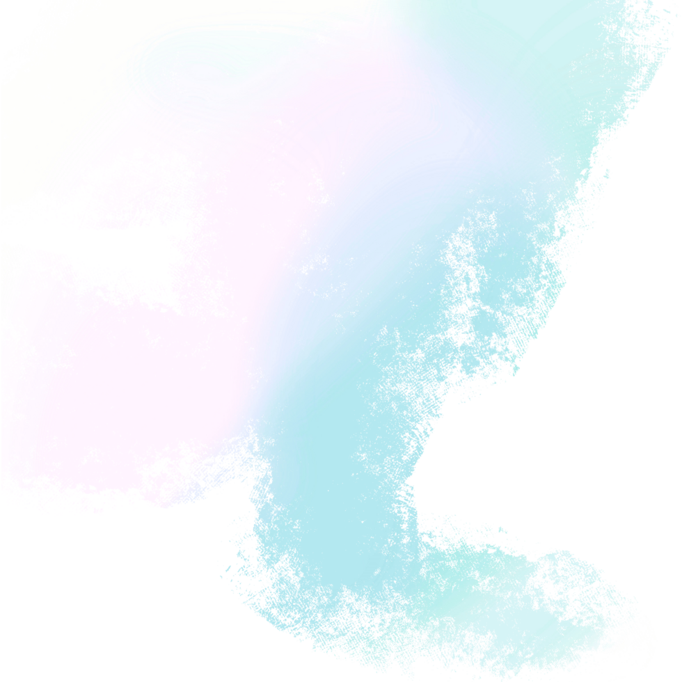 Green Pink Blue Gradient Brush Strokes Fading Into Rough Hand Drawn Grunge Edges png