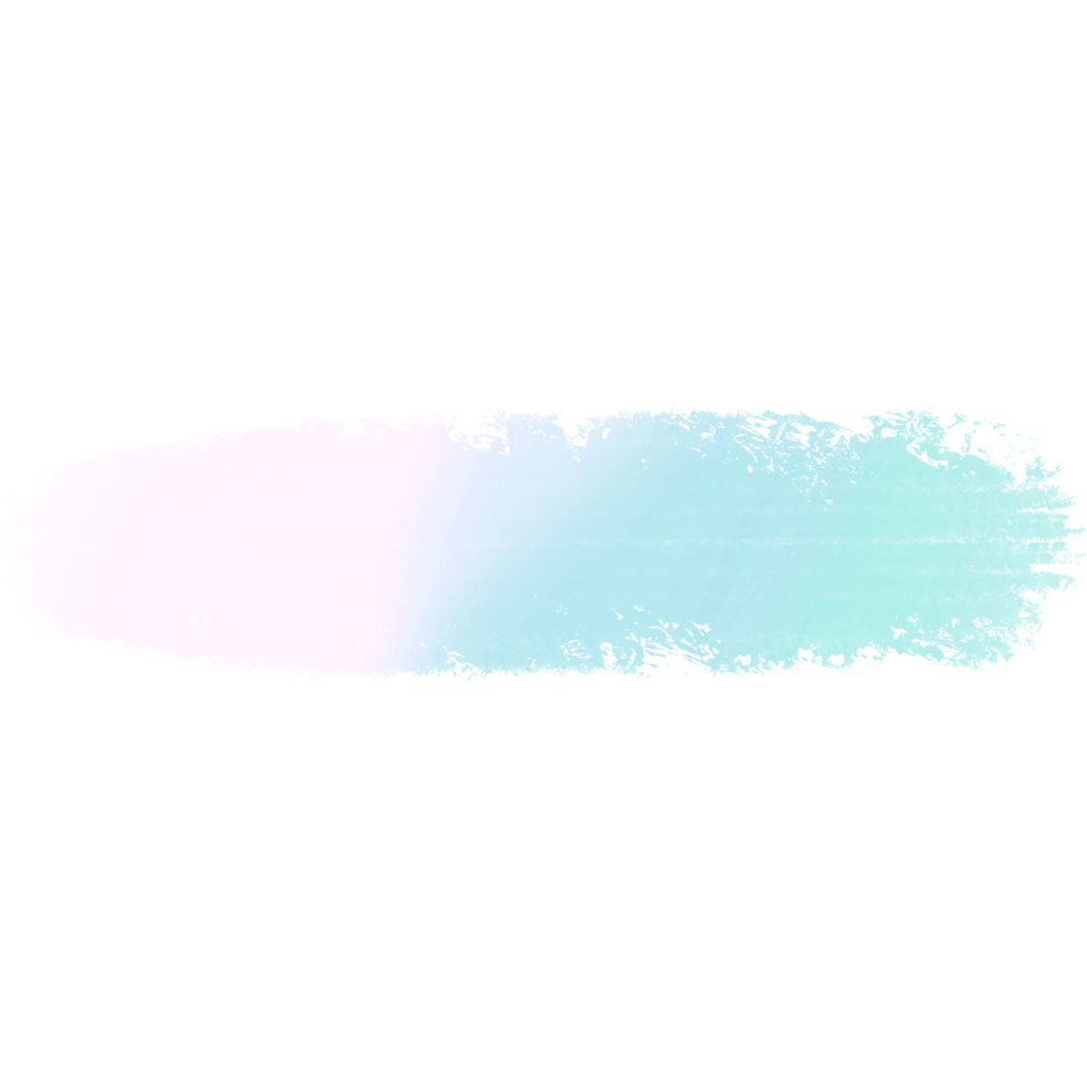 A Stunning Green Pink Blue Gradient Brush Stroke With Rugged Hand Drawn Grunge Details png