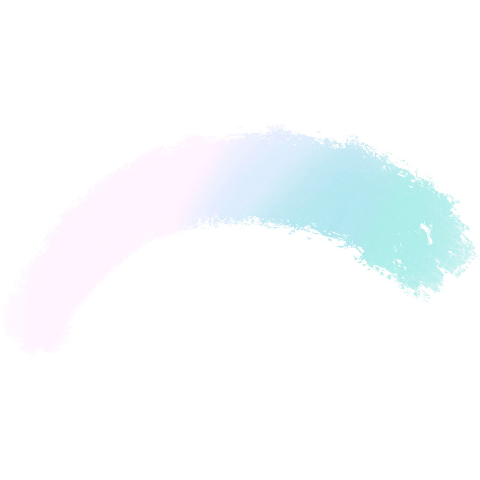 A Beautiful Green Pink Blue Gradient Brush Stroke With Rugged Hand Drawn Grunge Inspired Edges png