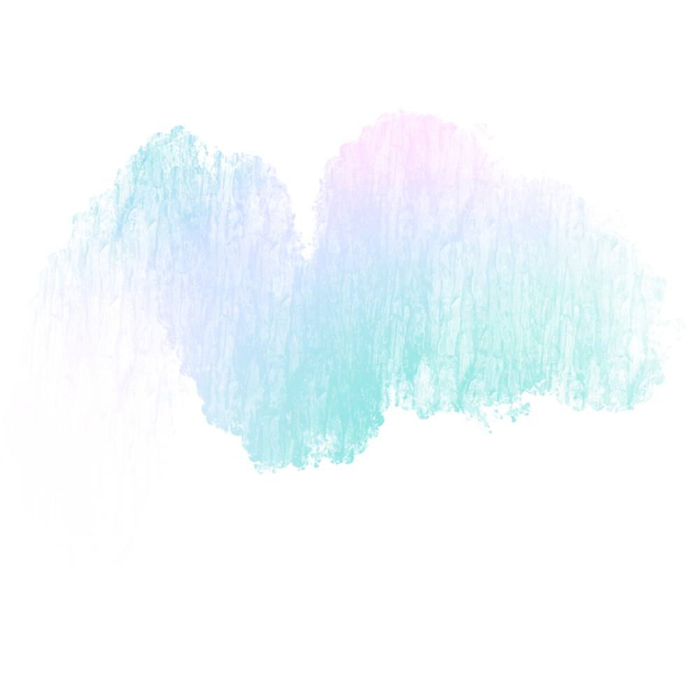 Hand Drawn Green Pink Blue Gradient Brush Strokes Blending Into Rough Bold Grunge Effects png