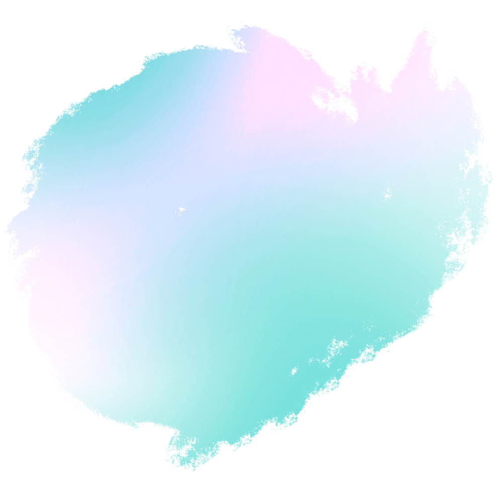 Hand Drawn Green Pink Blue Gradient Strokes Blending Into Rugged Raw Grunge Inspired Edges png