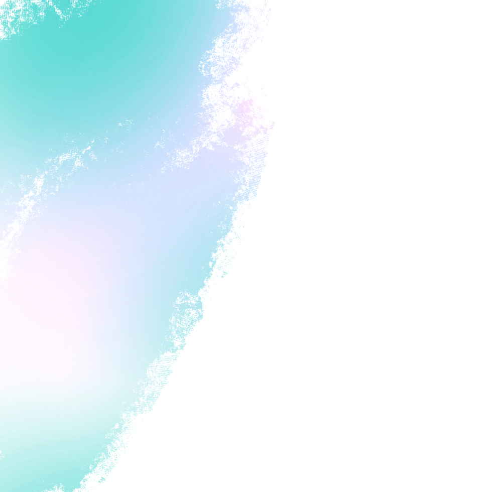 Hand Drawn Green Pink Blue Gradient Brush Strokes Blending Into Textured Rough Grunge Marks png