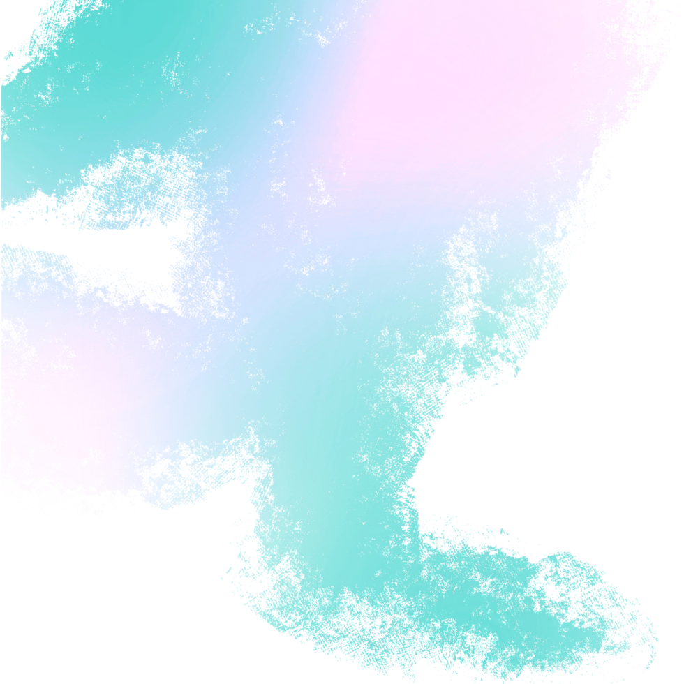 Green Pink Blue Gradient Brush Strokes Merging Into Rugged Textured Hand Drawn Grunge Marks png