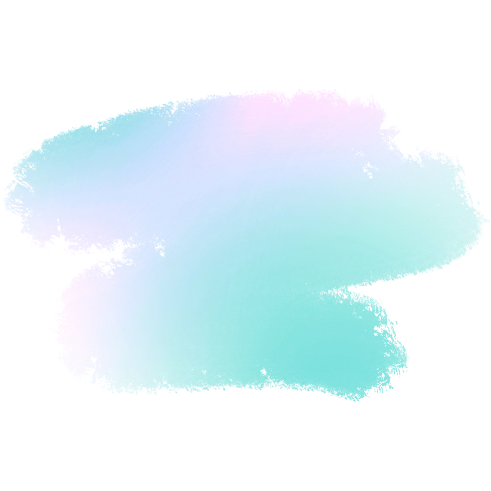 Hand Drawn Green Pink Blue Gradient Brush Strokes With Soft Transitions Into Rugged Grunge Marks png