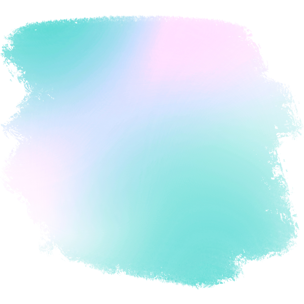 Green Pink Blue Gradient Brush Strokes Merging Into Textured Raw Hand Drawn Grunge Details png