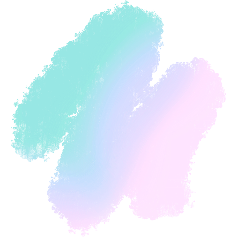 Green Pink Blue Gradient Brush Strokes Fading Into Rugged Textured Grunge Inspired Marks png