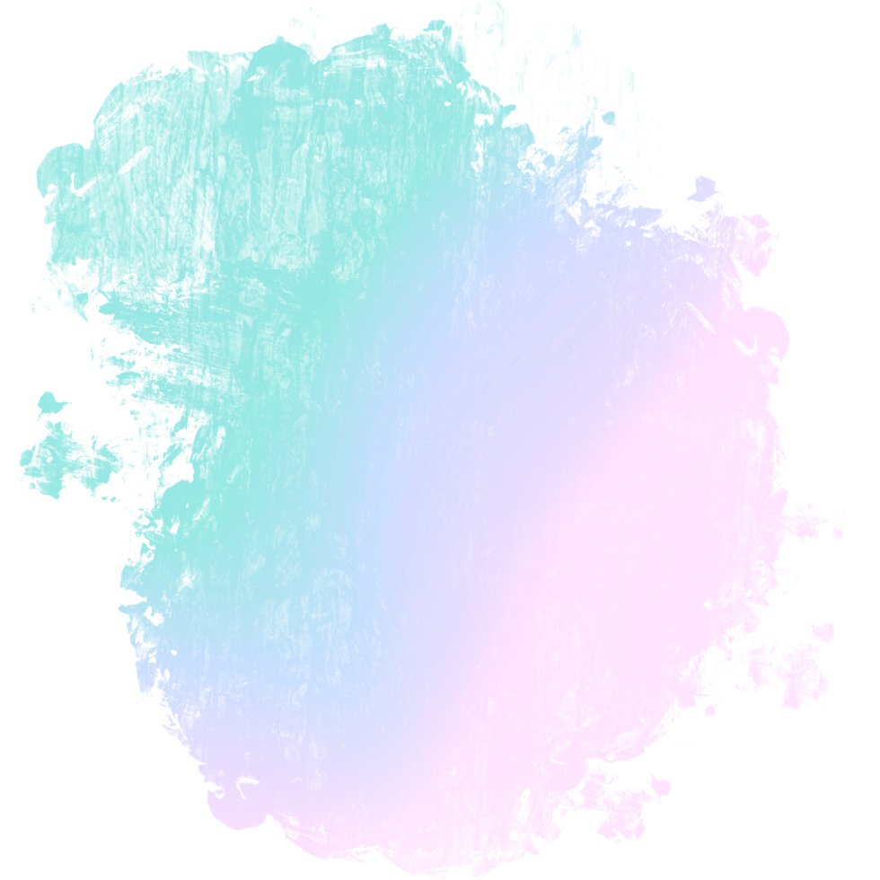 Hand Drawn Green Pink Blue Gradient Strokes Blending Into Textured Rugged Grunge Finishes png