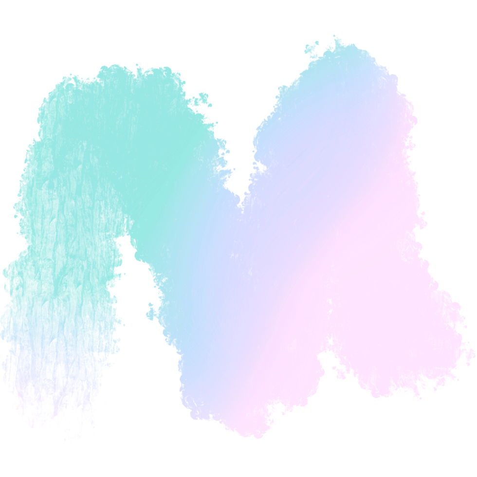 Hand Drawn Green Pink Blue Gradient Strokes Merging Into Rough Textured Grunge Inspired Effects png