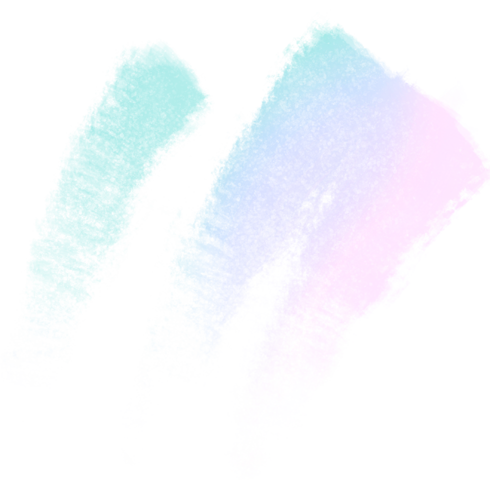 Hand Drawn Green Pink Blue Gradient Strokes Blending Into Textured Rugged Hand Drawn Grunge Marks png