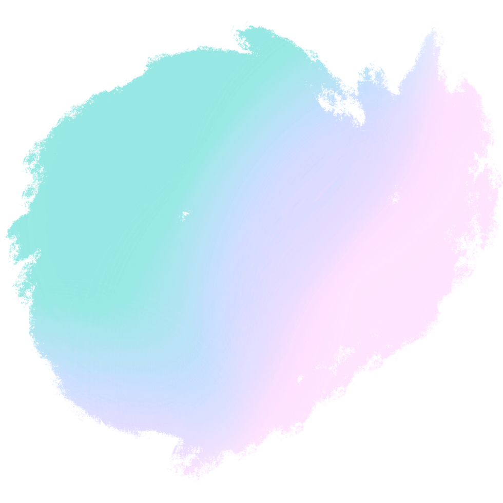 Hand Drawn Green Pink Blue Gradient Strokes Blending Into Rugged Bold Grunge Marks png