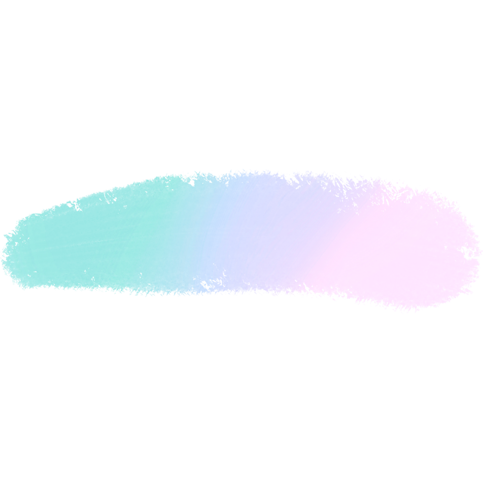 Hand Drawn Green Pink Blue Gradient Strokes Blending Into Rough Textured Grunge Finishes png