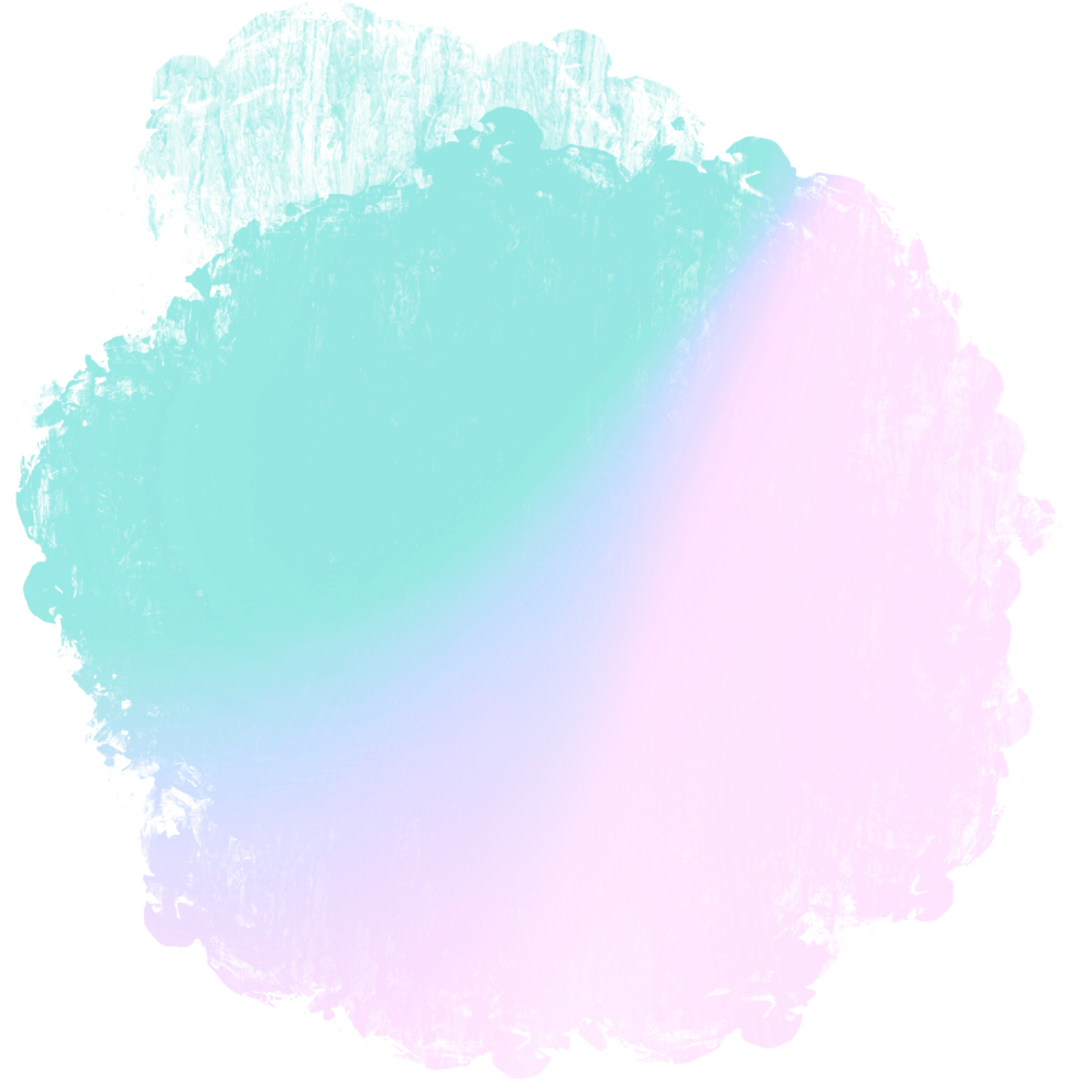 Hand Drawn Green Pink Blue Gradient Strokes Fading Into Textured Rough Grunge Inspired Edges png