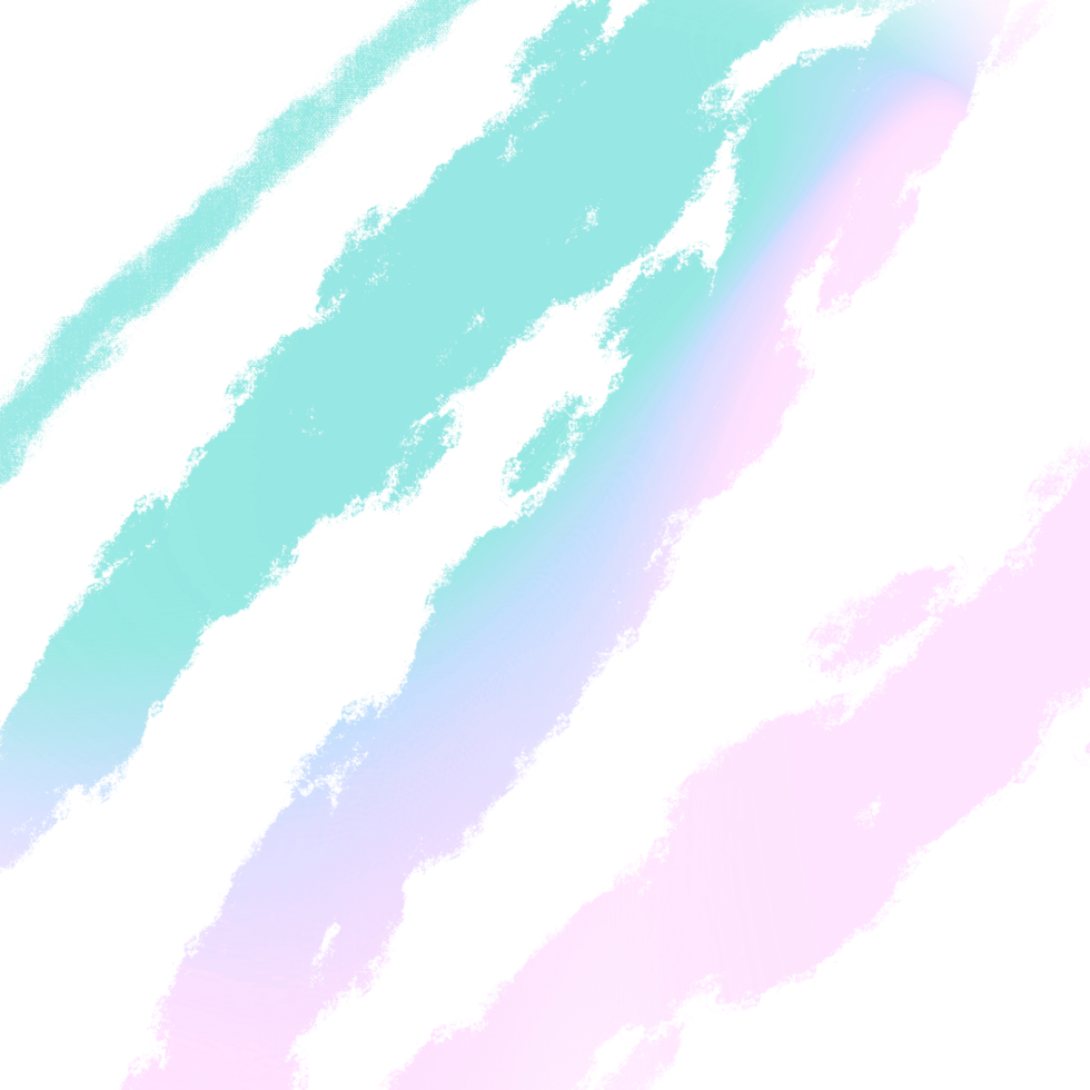 Hand Drawn Green Pink Blue Gradient Strokes Blending Into Rough Textured Grunge Inspired Finishes png