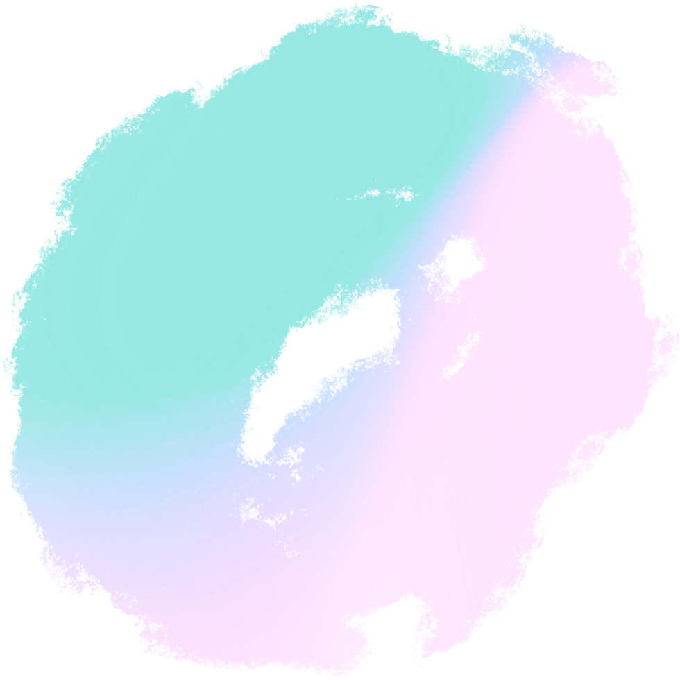 Hand Drawn Green Pink Blue Gradient Strokes Merging Into Rough Textured Grunge Inspired Finishes png