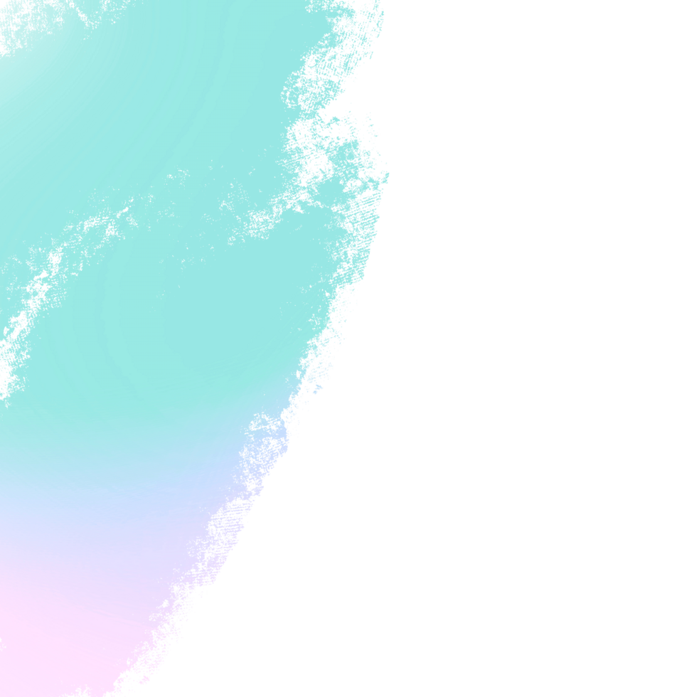 Hand Drawn Green Pink Blue Gradient Strokes With Textured Rough Grunge Inspired Details png