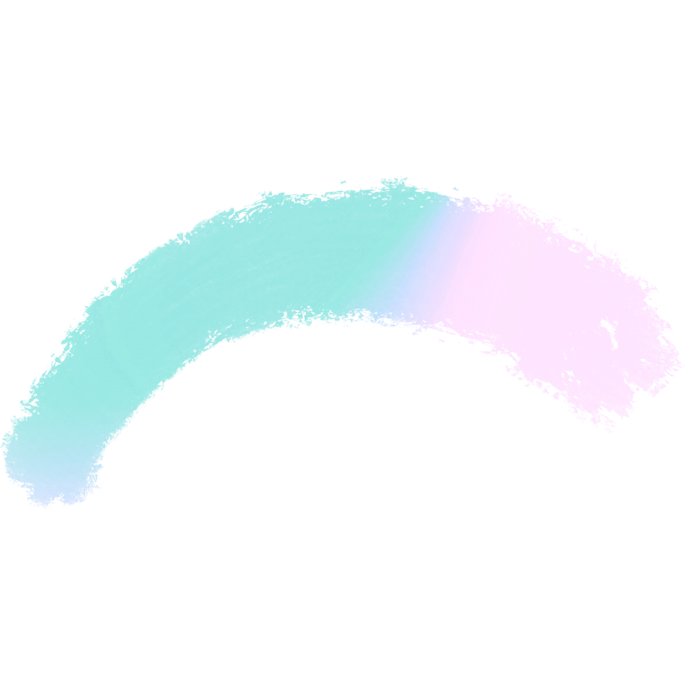 A Raw Green Pink Blue Gradient Brush Stroke With Soft Transitions Into Gritty Grunge Textures png