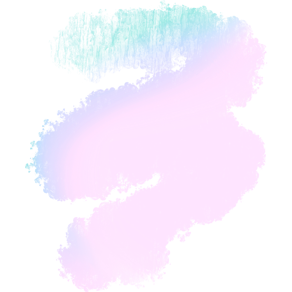 Gorgeous Green Pink And Blue Gradient Strokes Fading Into Rough Gritty Grunge Edges png