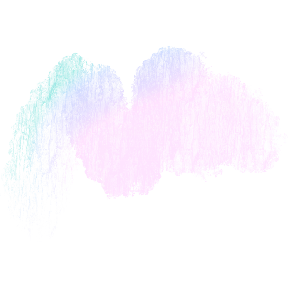 Beautiful Green Pink Blue Gradient Brush Strokes Merging Into Bold Raw Grunge Finishes png