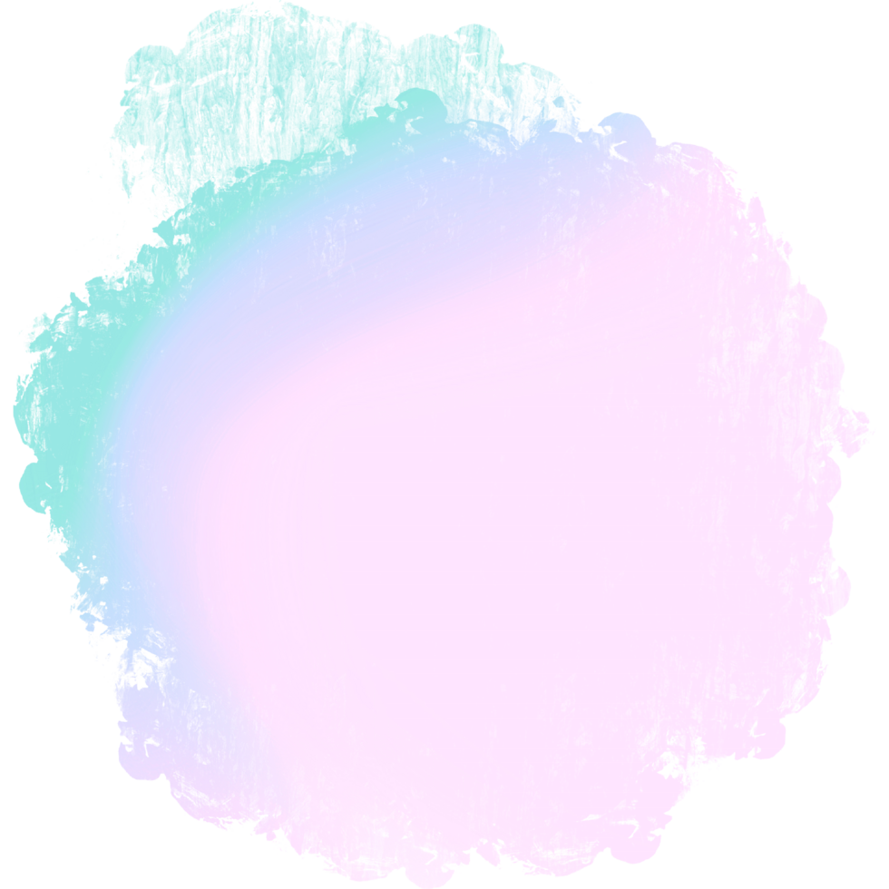 Gorgeous Green Pink Blue Gradient Brush Strokes Blending Into Rough Gritty Grunge Marks png