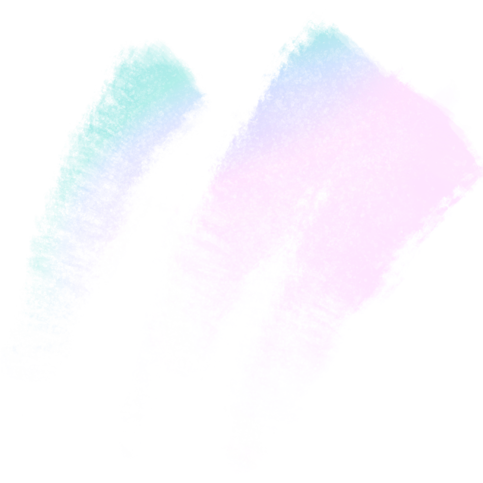 Gorgeous Green Pink Blue Gradient Brush Strokes With Bold Rugged Grunge Details png