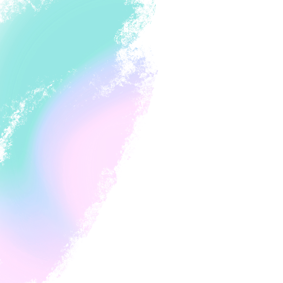 Soft Green Pink Blue Gradient Strokes Blending Into Bold Rugged Grunge Marks png
