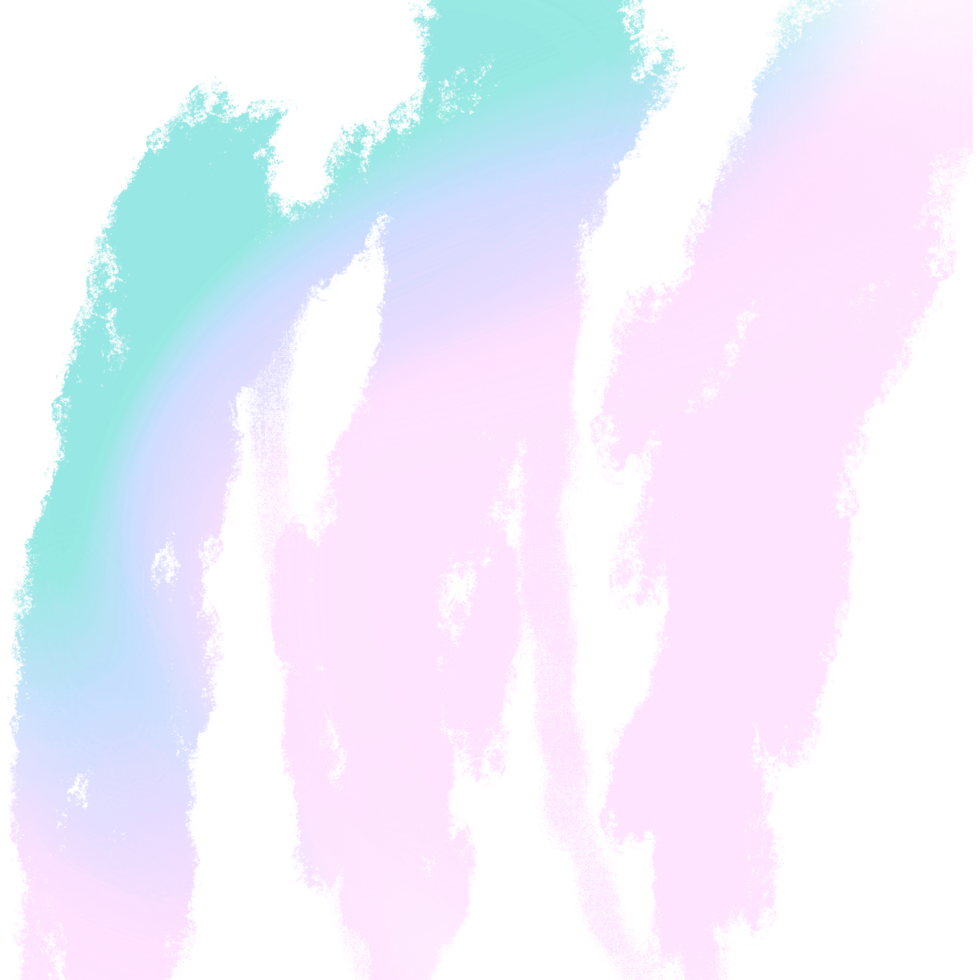 Gorgeous Green Pink And Blue Gradient Brush Strokes With Raw Textured Grunge Effects png
