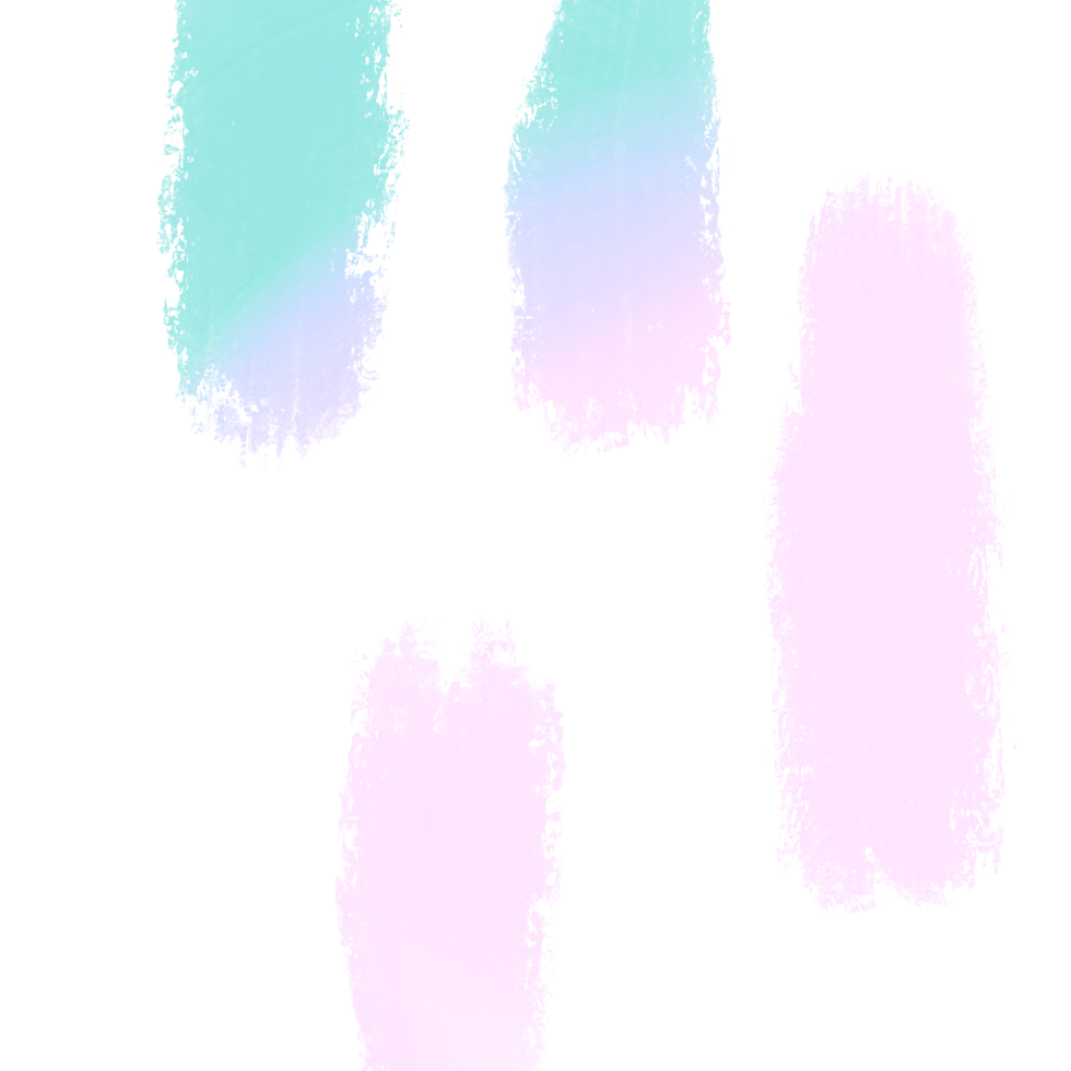 Soft Green Pink Blue Gradient Brush Strokes Fading Into Bold Rugged Grunge Textures png