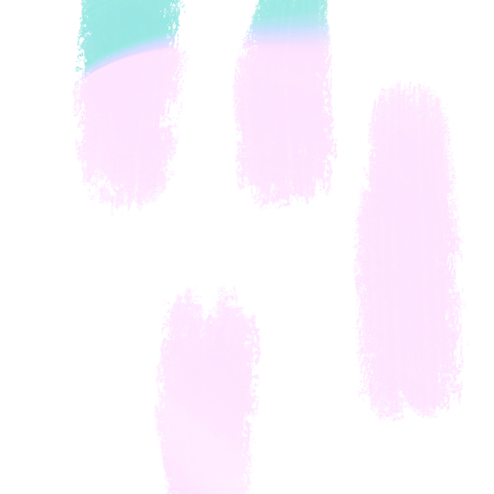 Gorgeous Green Pink And Blue Gradient Strokes Merging Into Rough Textured Grunge Marks png