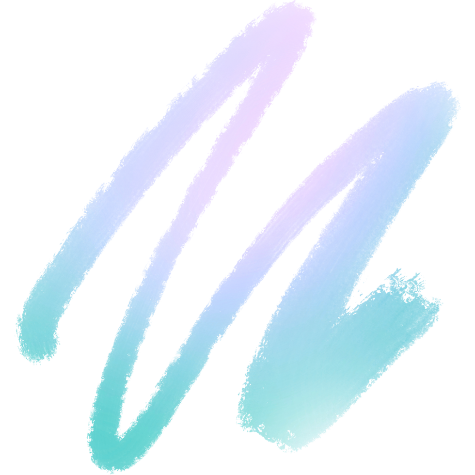 A Stunning Green Pink Blue Gradient Stroke Merging Into Textured Gritty Grunge Edges png