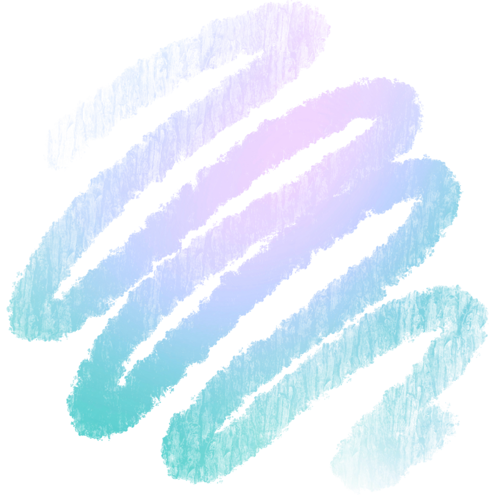 A Stunning Green Pink Blue Gradient Stroke Blending Into Soft Textured Grunge Inspired Details png