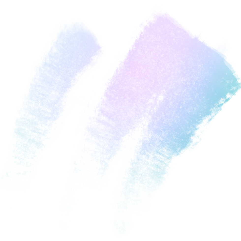 Soft Green Pink Blue Gradient Strokes Blending Into Rugged Rough Grunge Edges png