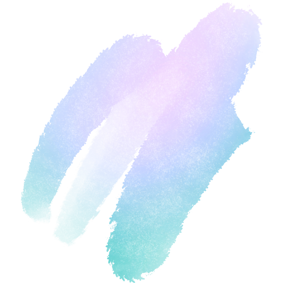Soft Green Pink Blue Gradient Brush Strokes Blending Into Rough Gritty Grunge Marks png