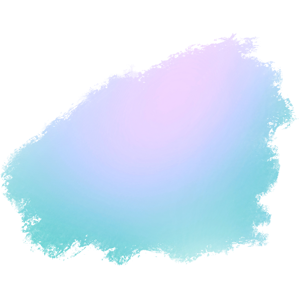 Gorgeous Green Pink Blue Gradient Brush Strokes Blending Into Soft Textured Grunge Finishes png