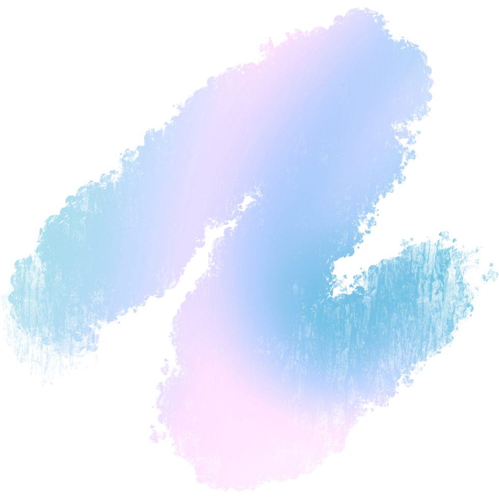 Gritty Hand Drawn Stroke Blending Green Pink And Blue With Rough Textures png
