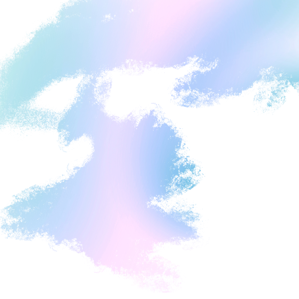 A Rough Hand Drawn Gradient Stroke In Green Pink And Blue Tones With Grunge Textures png