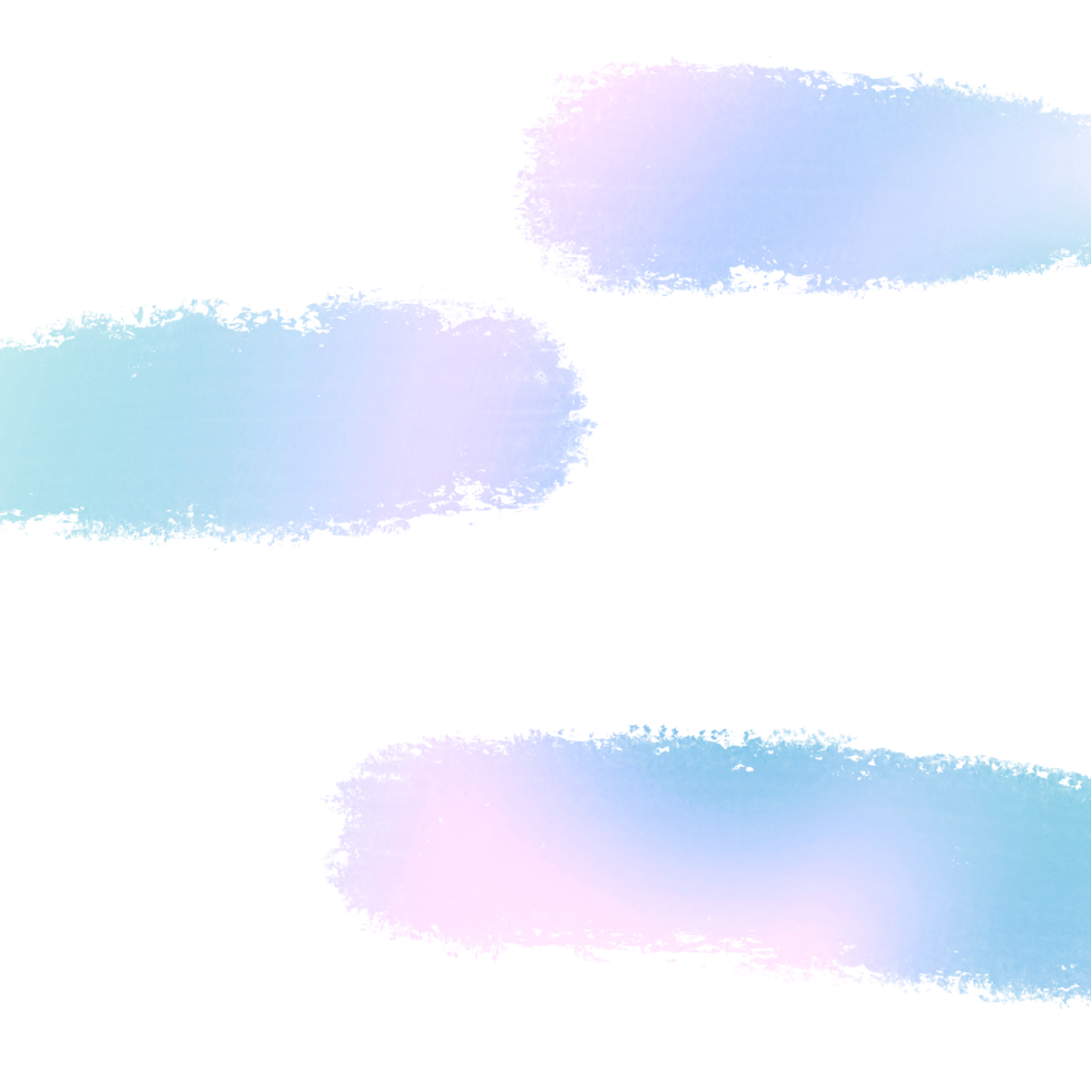 Rough Stroke Of Green Pink And Blue Gradient With Hand Drawn Grunge Elements png