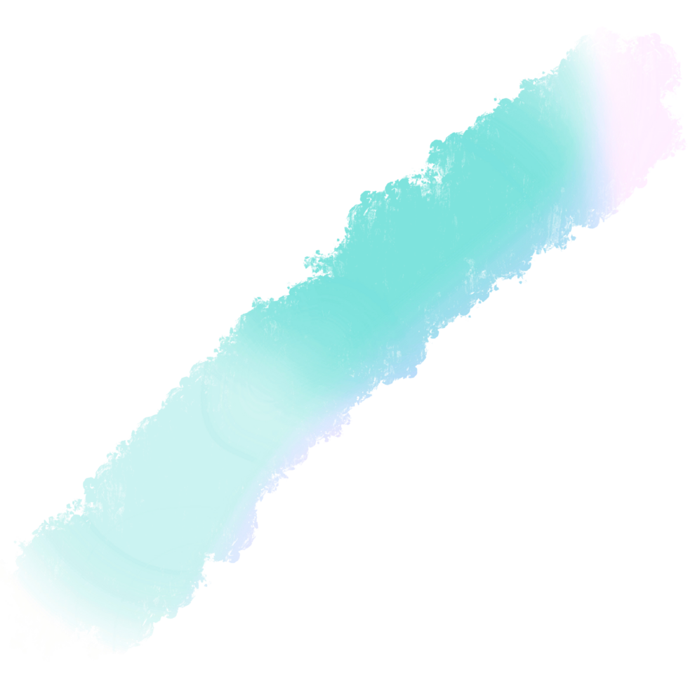 A Beautiful Green Pink To Blue Gradient Brush Stroke With Raw Gritty Grunge Edges png