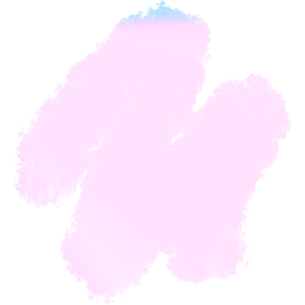 Hand Drawn Pink Gradient Brush Strokes Blending Into Raw Textured Grunge Edges png