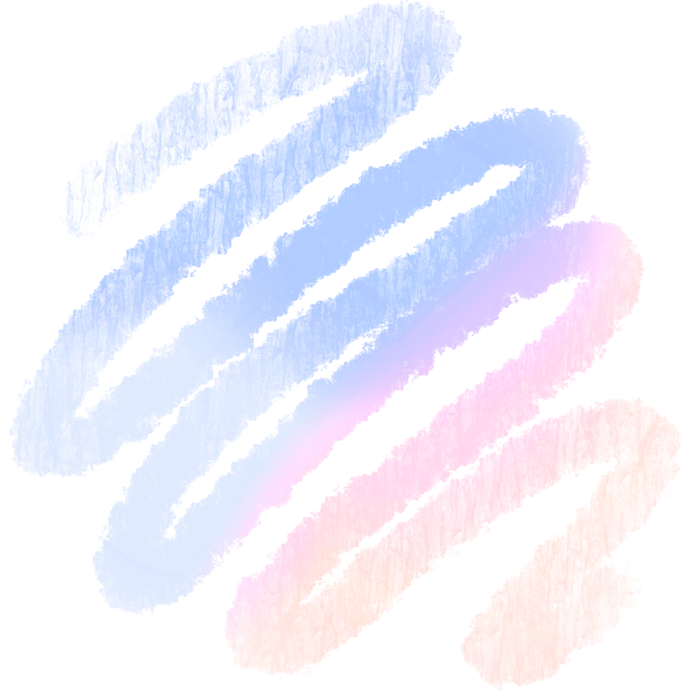 Rugged Pink Purple Gradient Strokes Blending Into Raw Hand Drawn Grunge Effects png