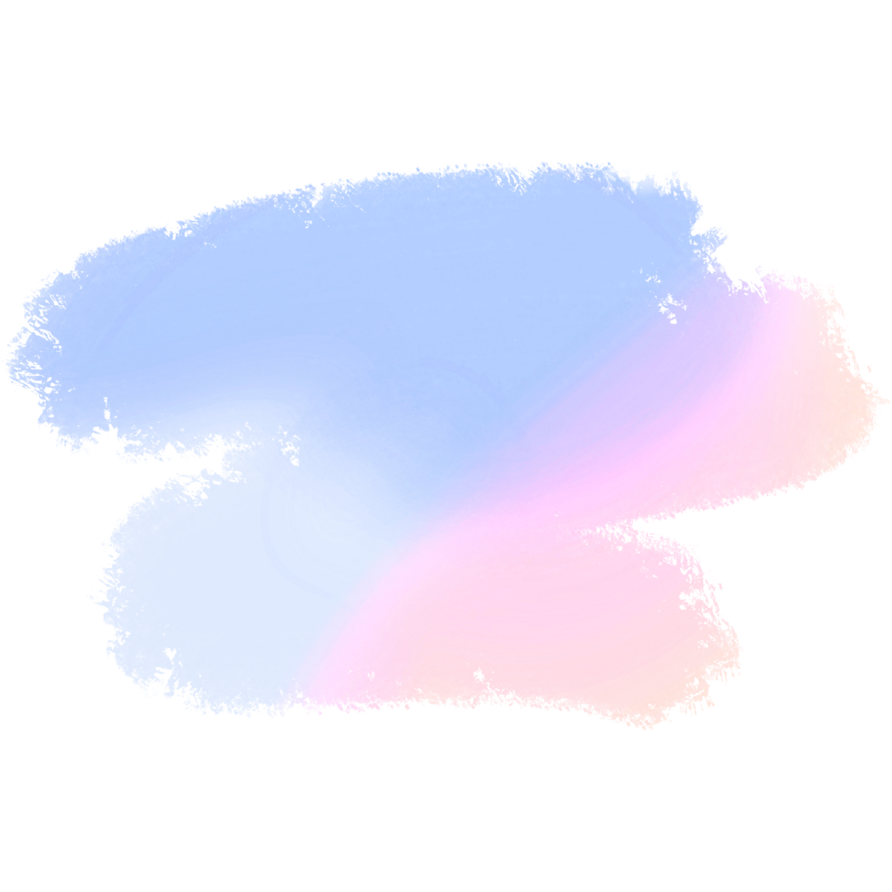 Pink And Purple Gradient Brush Strokes Blending Into Raw Hand Drawn Grunge Edges png