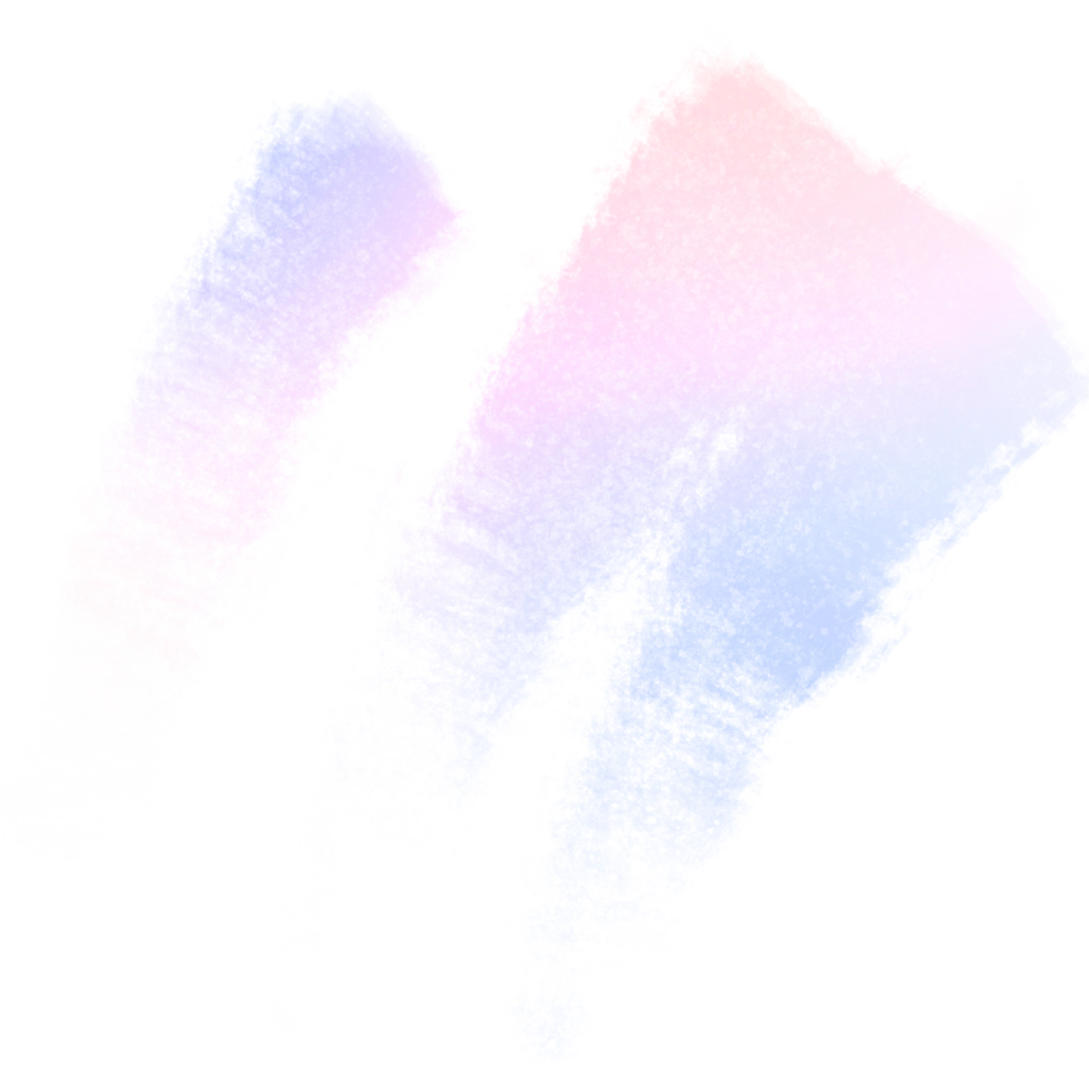 Hand Drawn Pink Purple Gradient Brush Strokes Merging Into Raw Gritty Grunge Marks png