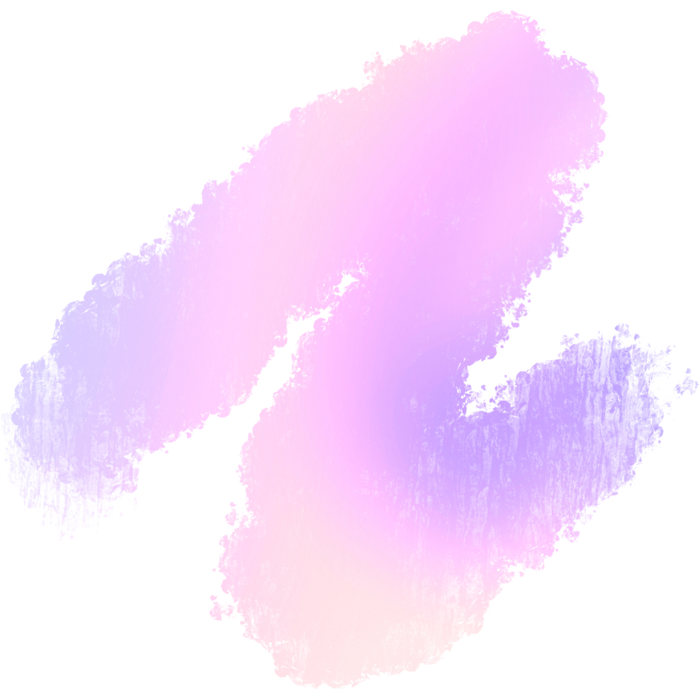 Gritty Hand Drawn Stroke Blending Pink And Purple With Rough Textures png